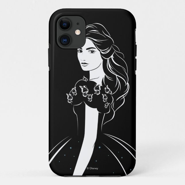 Cinderella Graphic on Black Case-Mate iPhone Case (Back)
