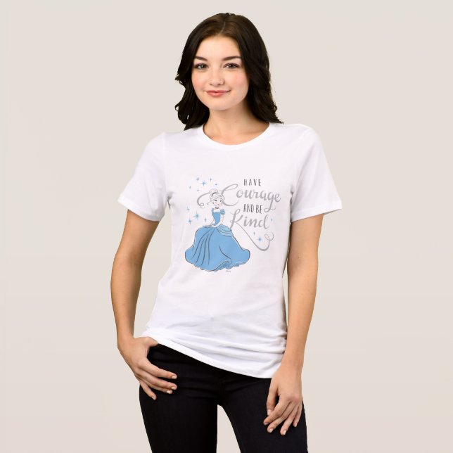 Cinderella | Have Courage Tri-Blend Shirt (Front Full)