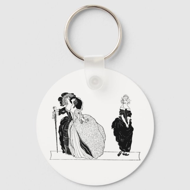 Cinderella & Her Snooty Stepsisters Keychain (Front)