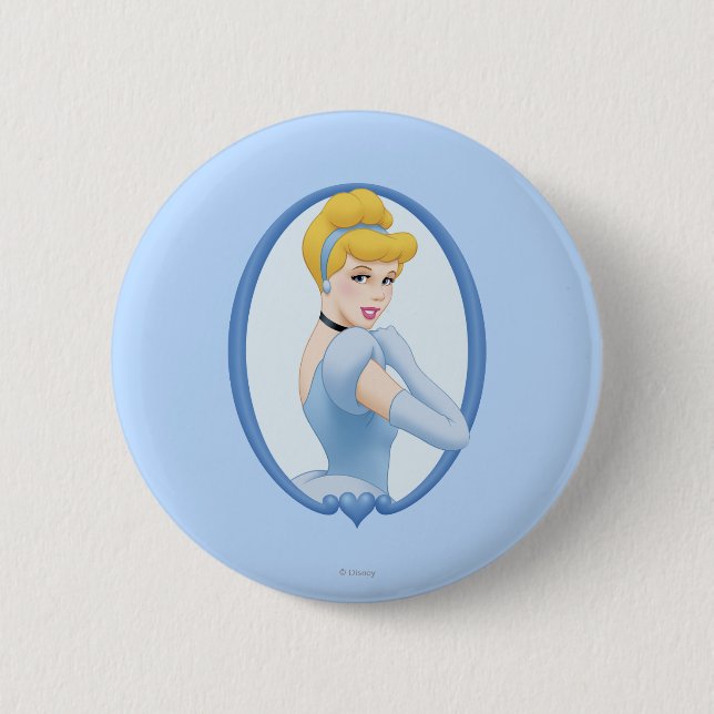 Cinderella in Frame 2 Inch Round Button (Front)