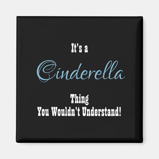 Cinderella Magnet (Front)