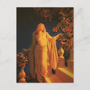 Cinderella Maxfield Parrish Fine Art Postcard