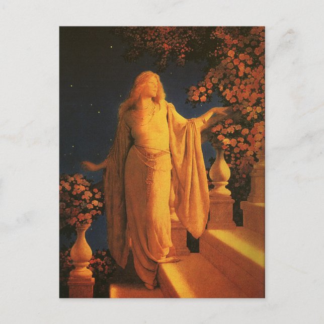 Cinderella, Maxfield Parrish Postcard (Front)