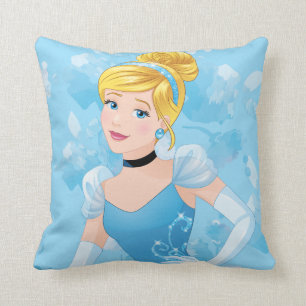 Cinderella   Missing Slipper Throw Pillow
