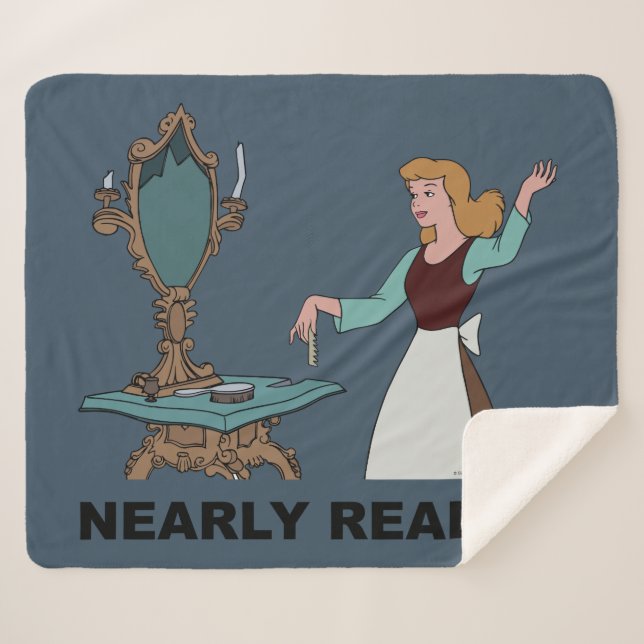 Cinderella | Nearly Ready Sherpa Blanket (Front (Horizontal))