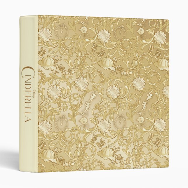 Cinderella Ornate Golden Pattern Binder (Front/Spine)