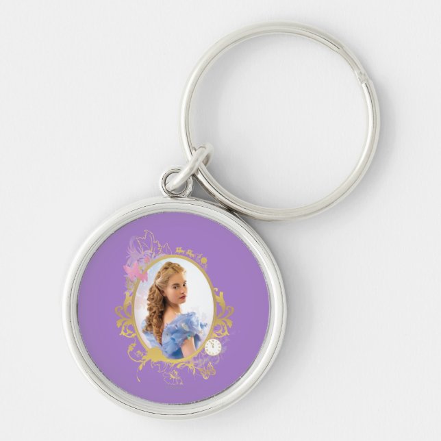 Cinderella Ornately Framed Keychain (Front)