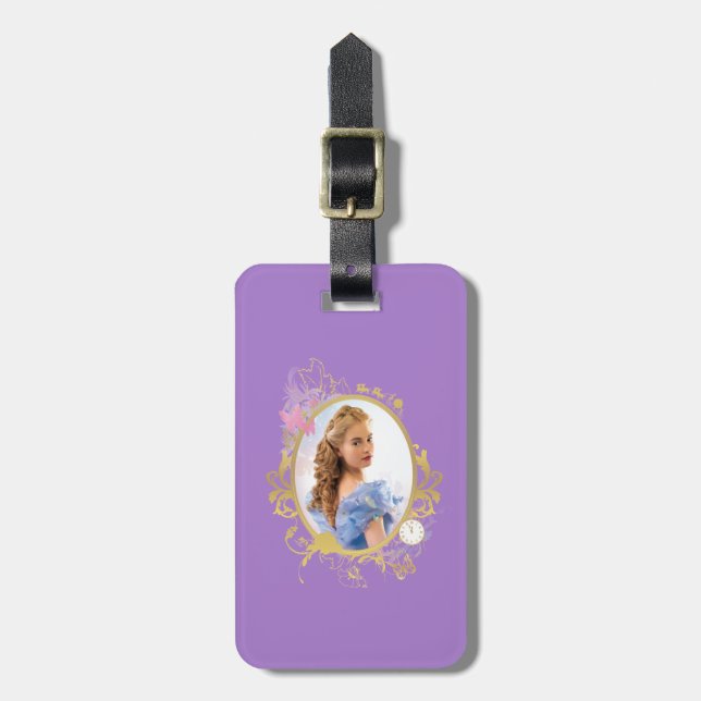 Cinderella Ornately Framed Luggage Tag (Front Vertical)