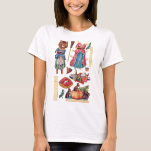 Cinderella, Paper Doll, Louis Wain T-Shirt