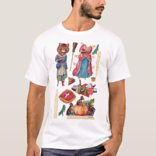 Cinderella, Paper Doll, Louis Wain T-Shirt