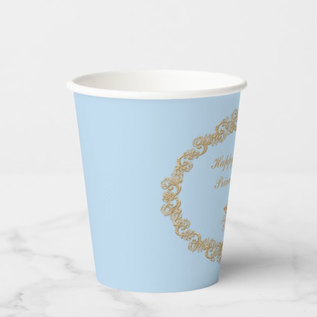 Cinderella Party Personalized  Paper Cups (Front)