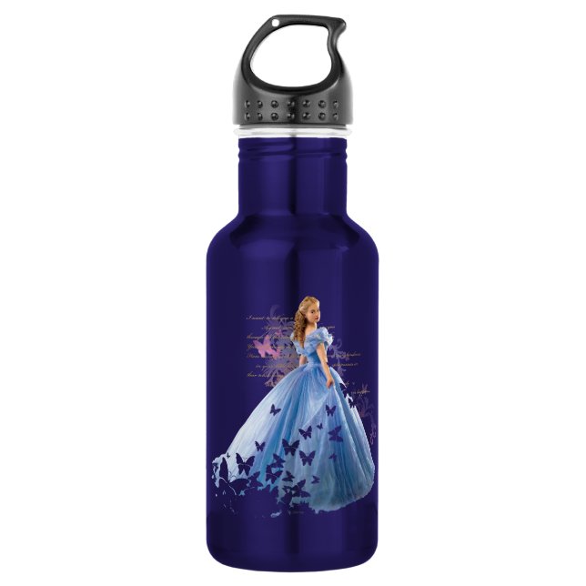 Cinderella Photo With Letter 532 Ml Water Bottle (Front)