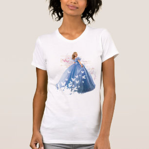 Cinderella Photo With Letter T-Shirt