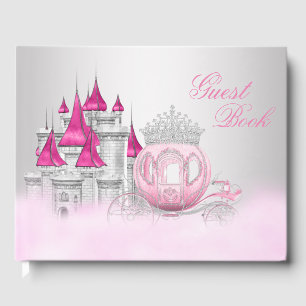 Cinderella Princess Birthday Party Guest Book