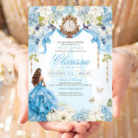 Cinderella Princess Light Blue Royal Sweet 16