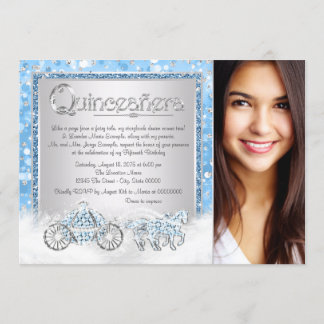 Cinderella Princess Quinceanera Invitation