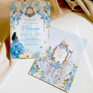 Cinderella Princess Royal Sweet Sixteen Invitation