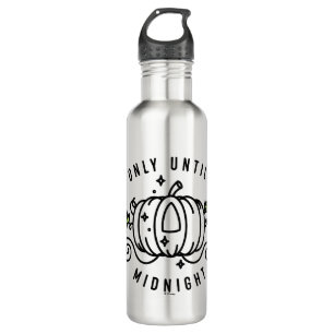 Cinderella Pumpkin Carriage "Only Until Midnight" 710 Ml Water Bottle