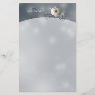 Cinderella Pumpkin custom stationery