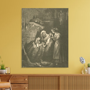 Cinderella Pumpkin - Gustave Doré Canvas Print