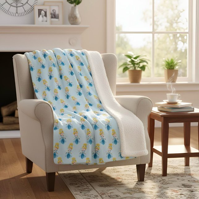 Cinderella Sherpa Blanket (Creator Uploaded)