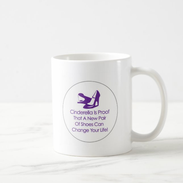 cinderella shoes coffee mug (Right)