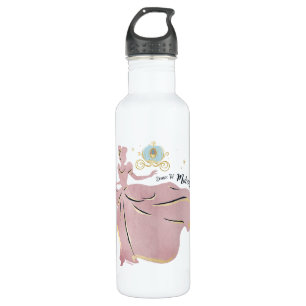 Cinderella Silhouette "Dance 'Til Midnight" 710 Ml Water Bottle