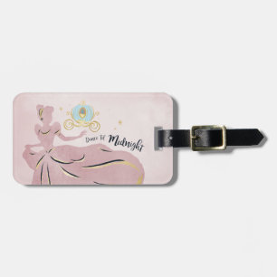 Cinderella Silhouette "Dance 'Til Midnight" Luggage Tag
