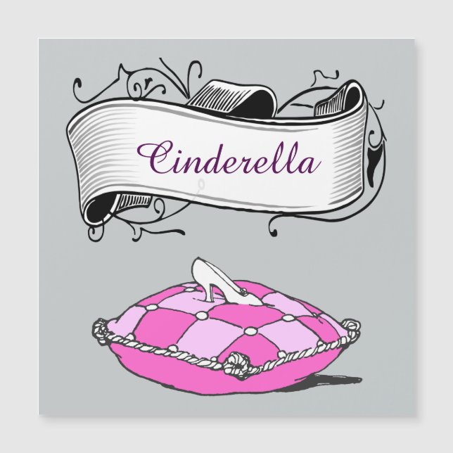 Cinderella Slipper Custom Banner Magnet (Front)