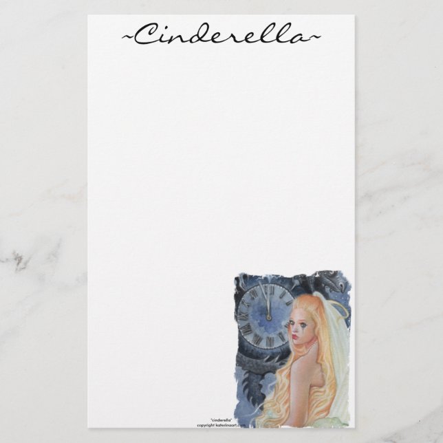 Cinderella Stationery (Front)
