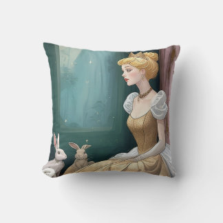 Cinderella tale!  throw pillow