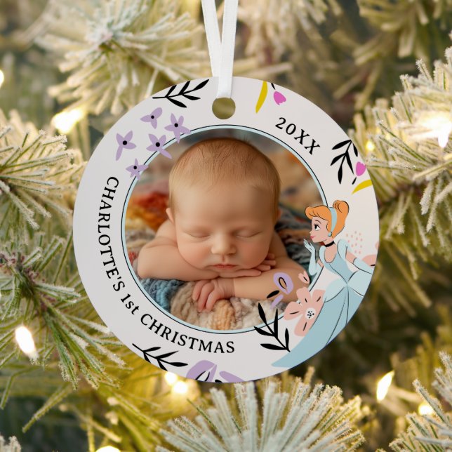 Cinderella & the Animals Photo Metal Ornament (Insitu)