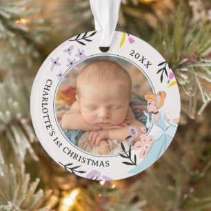 Cinderella & the Animals Photo Ornament