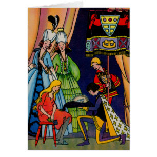 Cinderella, the prince and the glass slipper