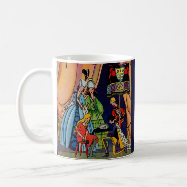 Cinderella, the prince and the glass slipper coffee mug (Left)