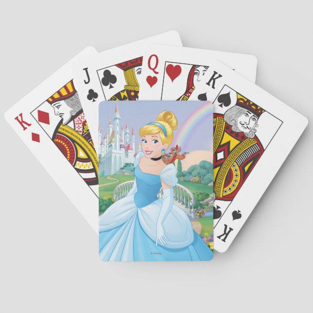 Cinderella With Gus & Jaq Playing Cards (Back)