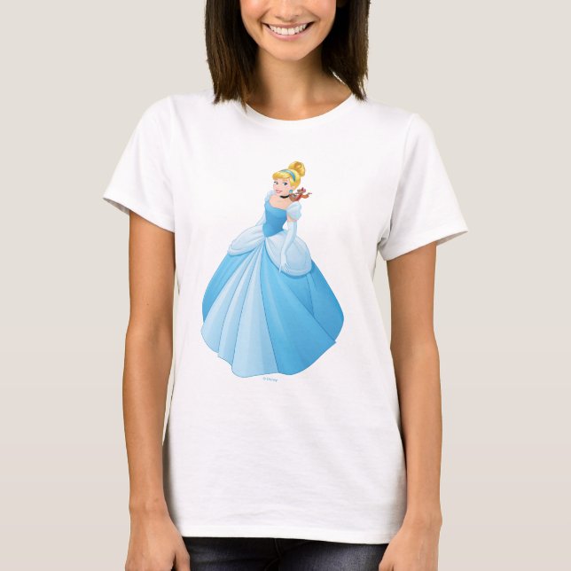 Cinderella With Gus & Jaq T-Shirt (Front)