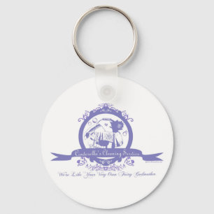 Cinderella's Cleaning Service Keychain