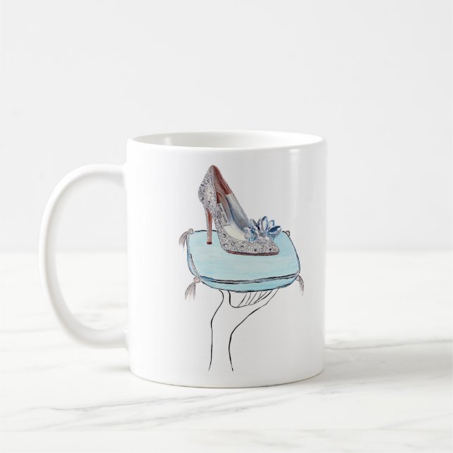 Cinderella's slipper coffee mug (Left)