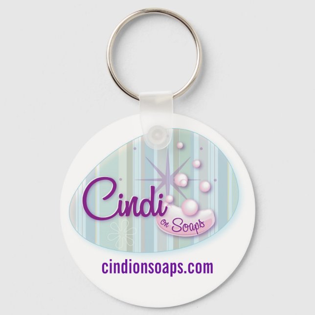 CindiOnSoaps_Keychain Keychain (Front)