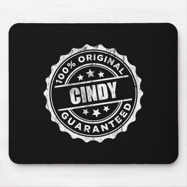 Cindy 100% Original D  Mouse Pad (Front)