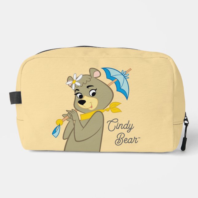 Cindy Bear Holding Parasol Dopp Kit (Front)