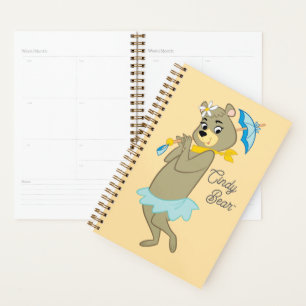 Cindy Bear Holding Parasol Planner