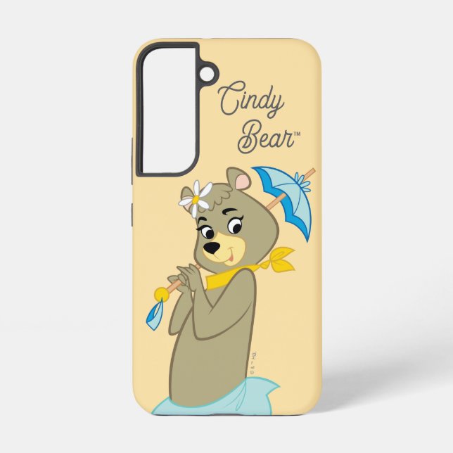 Cindy Bear Holding Parasol Samsung Galaxy S22 Case (Back)