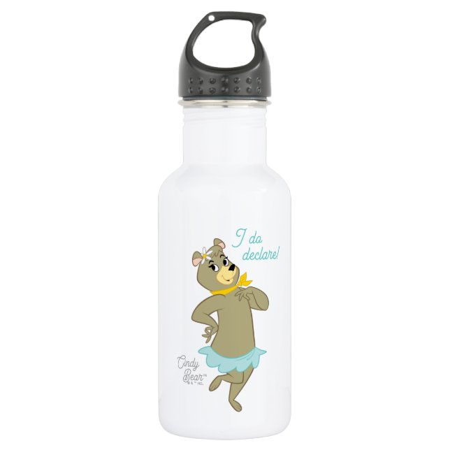 Cindy Bear Playful Pose 532 Ml Water Bottle (Front)