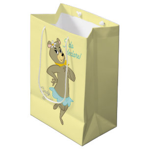 Cindy Bear Playful Pose Medium Gift Bag