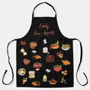 Cindy Bon Appetit Food Kitchen Chef   Apron