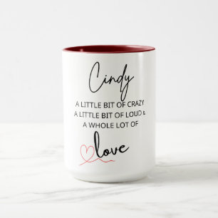 Cindy Colourful Love Mug