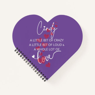 Cindy Lotta Love Notebook