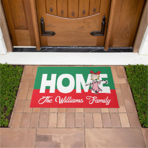 Cindy Lou Who Candy Cane Doormat